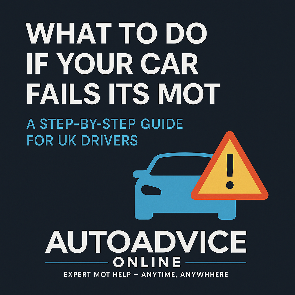 What to Do If Your Car Fails Its MOT — A Step-by-Step Guide for UK Drivers
