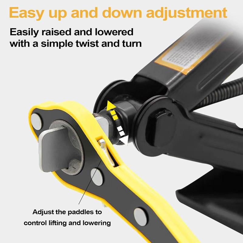 Jack Ratchet Wrench - Scissor Jack Lug Wrench,Lift Speed Handle Tool Auto Jack Ratchet Wrench Car Jack Lug Wrench for Travel Motorcycle