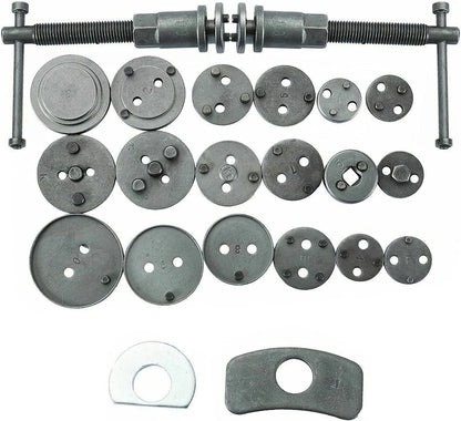 Universal Car Disc Brake Caliper Piston Rewind Tool Set, Compressor Wind Back Repair Tool Kit for Cars Brake Pad 22PCS