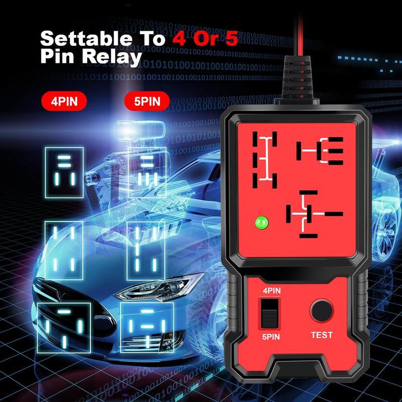 12V/24V Relay Tester for Cars and Trucks | Fast Circuit Check，Car Automotive Circuit Tester