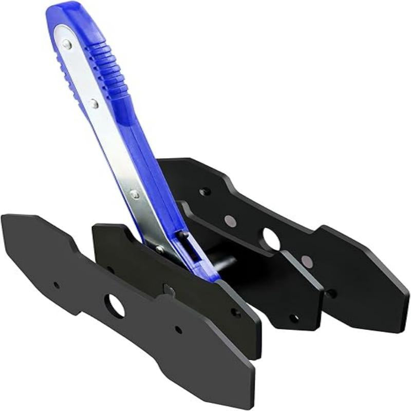 Brake Caliper Press Tool 360 Degree Swing Ratchet Expander Wrench Car Wheel Piston Spreader with Extra 2PCS Large Plates for Single Twin Quad Sextuplet Piston Disc Brake Caliper