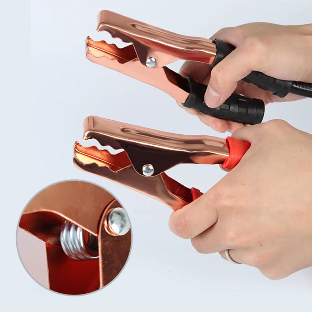 1.8M 500A Car Battery Jump Cable Booster Cable Line Emergency Jump Starter Leads Van SUV Double-Ended with Clamps Clips