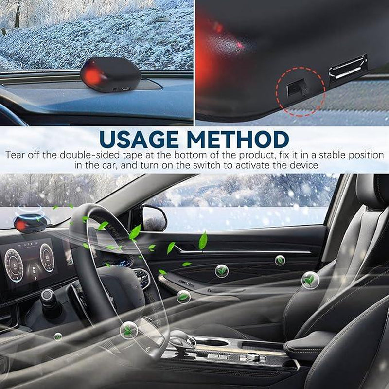 Car Anti-Frost Interference Device - Electromagnetic Antifreeze Instrument for Frost Reduction in Cars & Suvs - Compact & Portable Non-Heating Solution