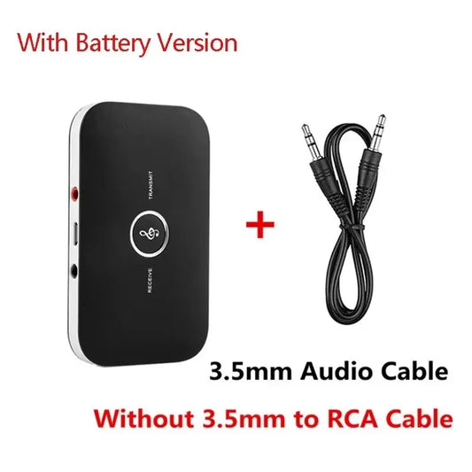 Upgraded Bluetooth 5.0 Audio Transmitter Receiver RCA 3.5Mm AUX Jack USB Dongle Music Wireless Adapter for Car PC TV Headphones